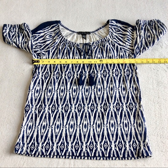 Navy Batik Style shirt - Picture 4 of 8